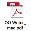 link interno per il download della dispensa pdf su open office writer per mac